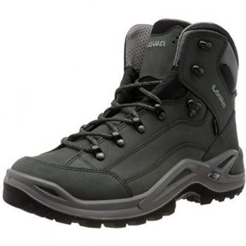 Graphite Grey Lowa Renegade GTX Mid Nubuck Leather Men's Hiking Boots