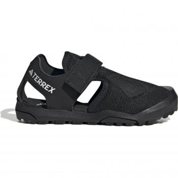 Sandalia Adidas Terrex Captain Toey 2.0 Unisex Infantil con Velcro, Color Negro, Modelo HQ5835