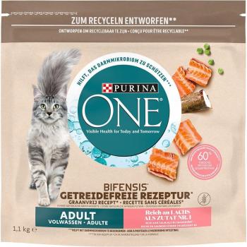 Purina ONE Grain Free Adult Salmon - 3.3 kg (3-Pack of 1.1 kg Bags)