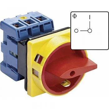 Kraus & Naimer KG41B T203/01 E Off-load Switch 3-p 40A Isolator Switch Lockable 1 x 90° Red, Yellow