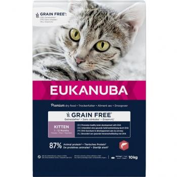 Eukanuba Kitten Grain Free Rich in Salmon Dry Cat Food - 10 kg