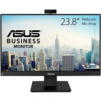 ASUS BE24EQK Business Monitor – 23.8 Inch, Full HD, IPS, Frameless, Full HD Webcam, Mic Array, Flicker free, Low Blue Light, HDMI