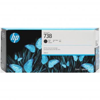 HP No 738 Black Standard Capacity Ink Cartridge 300ml - 498N8A
