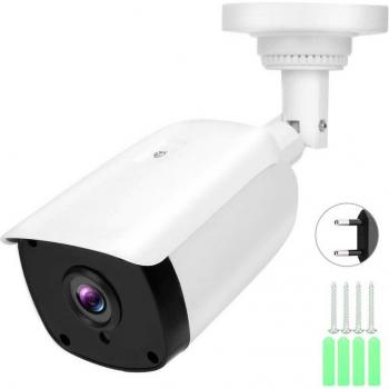 Cámara AHD 1080P Infrarroja Nocturna IP66 Impermeable 5MP de Seguridad Exterior AC100V-240V