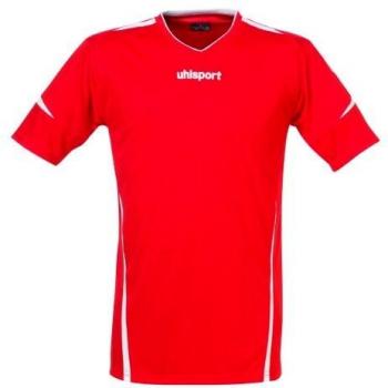 uhlsport Camiseta Team Manga Corta, Todo el año, Unisex, Color Rojo/Blanco, tamaño XL