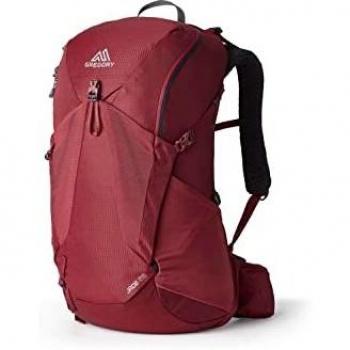 Mochila de Senderismo Gregory Jade 28L para Mujer, Color Rojo Rubí, Tamaño SM/MD