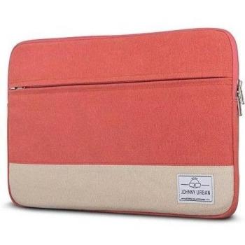 Funda portátil 11 - 12 pulgadas Johnny Urban de lona en Rojo - Bolso para MacBook Air 11.6 MacBook 12 Surface Pro 3 y 4 y muchos otros modelos - 11 11.6 12 Notebook maletín de lona de algodón