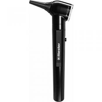 E-Scope Otoscopio F.O. LED 2.7 V Negro con Estuche Riester