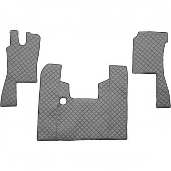Alfombra moldeada F-CORE FL18 GRAY - Alfombrilla de diseño moderno, color gris, fabricada en material duradero y resistente al desgaste, con superficie antideslizante y fácil de limpiar