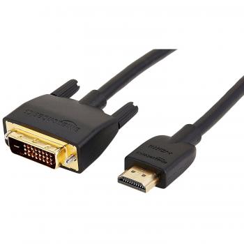 Cable adaptador de Amazon Basics 2.0 HDMI a DVI negro - 0.91m