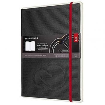 Moleskine - Notebook Adobe Creative Cloud Paper Tablet - Cuaderno con Páginas Lisas - Cuaderno Apto para Uso con Bolígrafo Moleskine+, Extra Grande 19 x 25 cm, Color Negro
