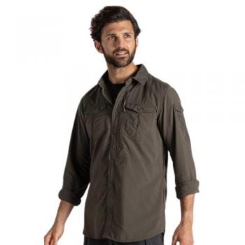 Camisa de Manga Larga Craghoppers NosiLife Adventure III Verde Bosque