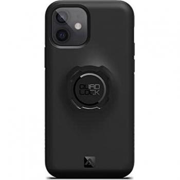 Quad Lock Estuche para teléfono - Funda para iPhone 12/12 Pro - sistema de montaje, protección contra impactos, diseño delgado, fácil acceso a botones y puertos