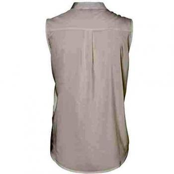 Vero Moda Vmerika S/l Solid Shirt Noos, Camiseta sin Mangas para Mujer, Blanco
