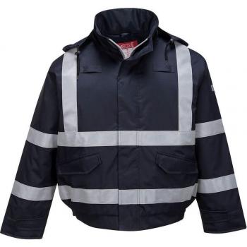 Biz Flame Bomber Jacket Navy 2XL