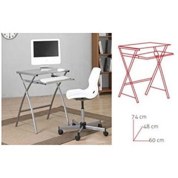 Kit Closet 3010010020 - Mesa de ordenador, cristal