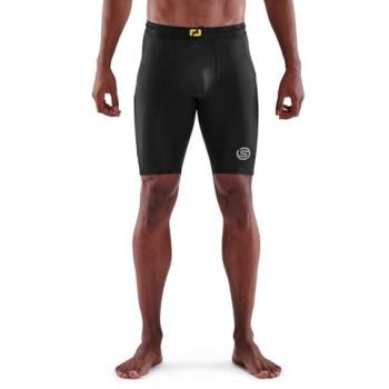 Mallas Cortas de Entrenamiento para Hombre Skins Series-3 Negro