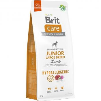 Brit Care Hypoallergenic Junior Large Breed Lamb & Rice Dry Dog Food - 12 kg