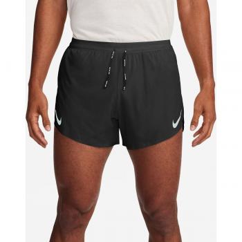 Nike AeroSwift Pantalón corto de running Dri-FIT de 10 cm con malla interior para hombre en color negro (L)
