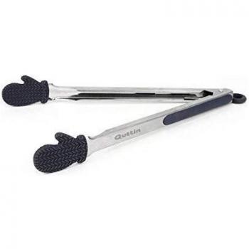 QUTTIN Pinzas Cocina 30Cm, Acero Inoxidable, Multicolor