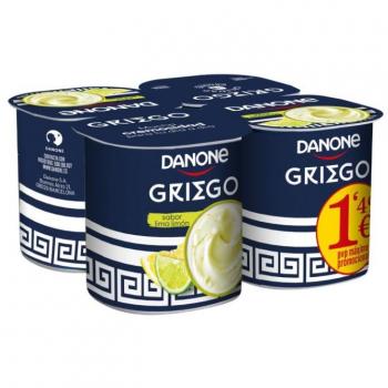 Yogur griego lima limón Danone pack 4x115g