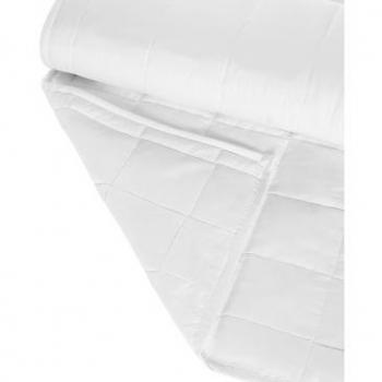 Edredón Acolchado de Poliéster Blanco 220 x 240 cm Annapurna