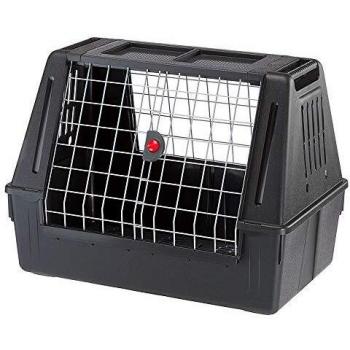 Transportin Ferplast Atlas Car 80 Scenic Negro con Ventana de Visión