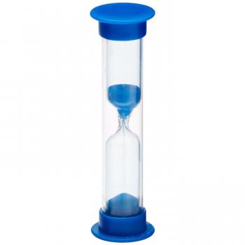 SODIAL(R) Reloj de Arena para Ninos Cepillar los Dientes 2 Minutos Temporizador de Huevos, Azul