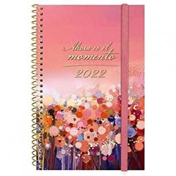 Finocam espiral design collection momento agenda enero 2022 diciembre 2022 12 meses mediano e5 117x181 mm momento