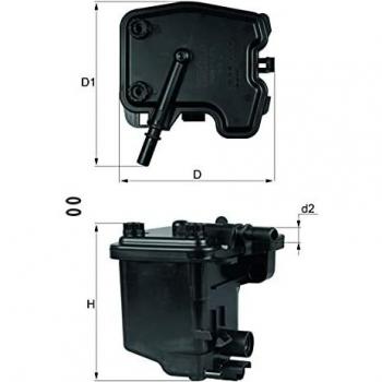 KNECHT KL 431D Filtro combustible