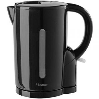 Bestron AWK1101Z Hervidor de Agua con Apagado Automático, 2200 W, 1.7 litros, Plastic, Negro
