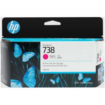 HP No 738 Magenta Standard Capacity Ink Cartridge 130ml - 498N6A