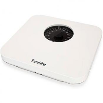 Terraillon - Báscula mecánica, pantalla grande, color blanco