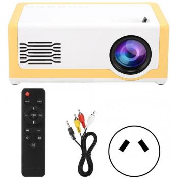 Mini proyector portátil HD 1080P, reproductor multimedia de cine en casa 1280x720, enchufe EE. UU. 100V-260V