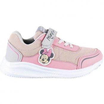 Zapatillas Deportivas Infantiles Minnie Mouse Gris para Niña
