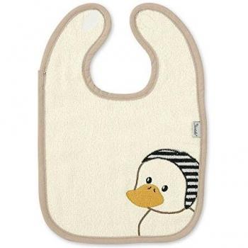 Sterntaler babero con velcro diseño Edda la caña Crudo