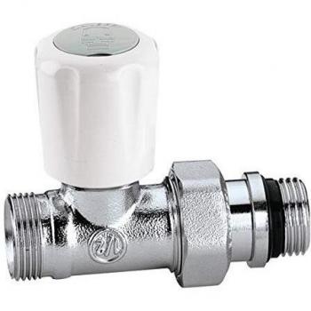 Caleffi 338 Thermostatic Radiator Valve with Elbow Connections 1/2 x 3/4