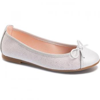 Bailarinas de niña Pablosky en tejido color blanco 863208