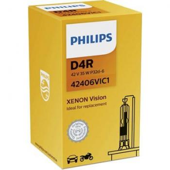 Bombilla Xenón Vision Philips 42406VIC1, 42V, 35W, Faro de carretera