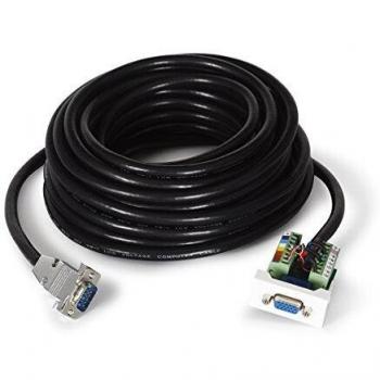 Panel de conexión VGA con cable 10 m