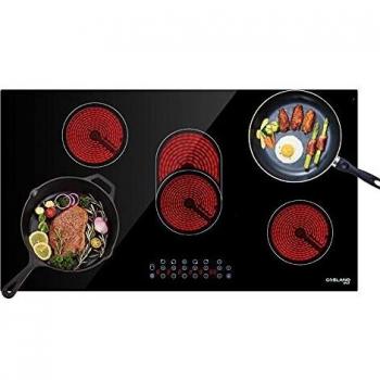 Placa de Cerámica Integrada Gasland Chef CH90BF - 90 cm, 5 Zonas, 8500 W, Control Táctil Triple y Ovalado
