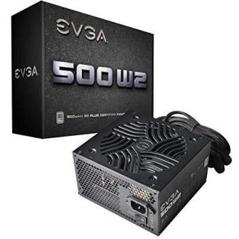 EVGA PSU 500W, W2, Blanco, 6PCS, EU