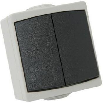 Debflex Doble de ida y vuelta IP65 Gris