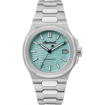 Ingersoll The Catalina Automatic Unisex Watch 38mm Stainless Steel Turquoise Dial 5ATM