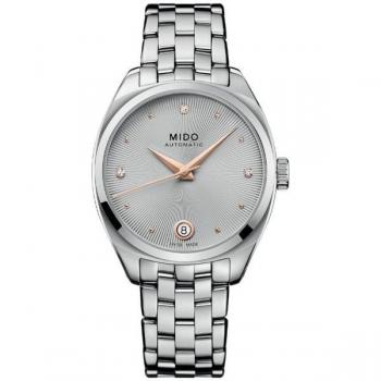 Reloj Mido Mod. M024-307-11-076-00 para Mujer | Resistente Al Agua 5 ATM | Caja de 33 Mm | Correa de Acero Inoxidable | Movimiento Mecánico Automático