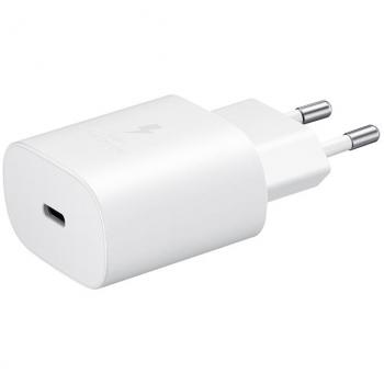 Cargador USB-C 15W Samsung con Adaptador PD y Cable - Blanco