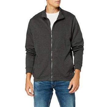 Jeep Angeraute Sweatjacke Grille Outline Back J8W Sudadera, Hombre, Dunkelgrau/Hellgrau, Large