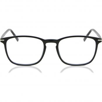 Gafas Recetadas Cuadrado Montura Completa Plástico Negras para Hombre - Gafas Anti-Azules - SmartBuy Collection