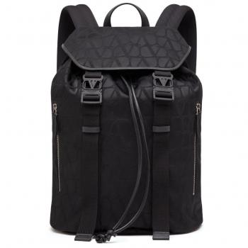 Valentino Garavani Iconographe Nylon Backpack in Black | 3Y2B0C29CSH Color 0NO