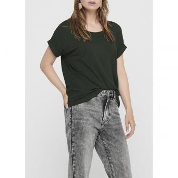 Camiseta Only Monster Noos verde osc para mujer